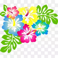 夏威夷罗菜剪贴画-花卉
