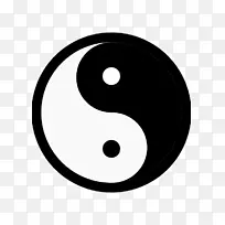 阴阳电脑图标剪贴画-阴阳