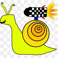 聚-p-ux标志剪辑艺术-蜗牛