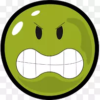 笑脸表情桌面壁纸面剪贴画愤怒