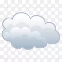 电脑图标闪电云