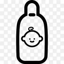 电脑图标婴儿奶瓶婴儿-婴儿载体
