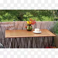 折叠桌，阳台，木花园家具.阳台