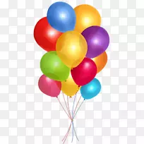 玩具气球派对生日剪贴画气球