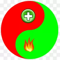 剪贴画-阴阳