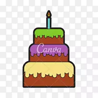 生日蛋糕卡通-生日蛋糕