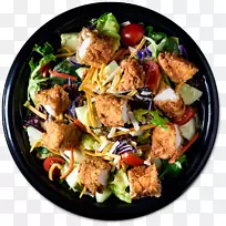 鸡肉色拉脆脆炸鸡手指肥脆鸡