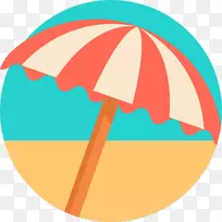 圣奥斯特尔曼德利梦想着康沃尔南斯拉德龙家的渔村-海滩伞