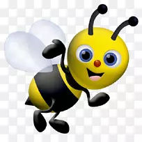 蜜蜂儿童养蜂夹艺术-蜜蜂