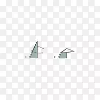 三角标志-折纸
