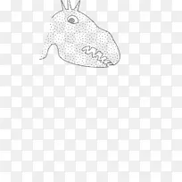 恐龙白色爬行动物黄色剪贴画.恐龙