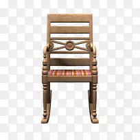 摇椅，家具，木翼椅，管