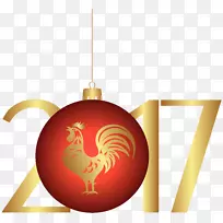 公鸡新年剪贴画-公鸡
