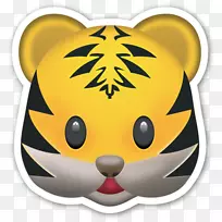 表情虎短信表情贴-狮子脸