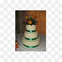 结婚蛋糕，糖霜和糖衣蛋糕-婚礼蛋糕