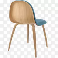 Eames躺椅，室内装潢家具，凳子-橡木