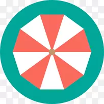 电脑图标沙滩伞