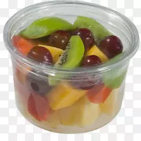 水果色拉素食菜肴水果杯美味食物热带水果