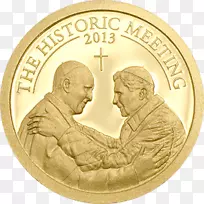 欧罗巴硬币计划金币皇家加拿大薄荷教皇方济各