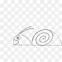 绘制单色蜗牛