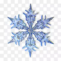雪花画铅笔素描-雪花