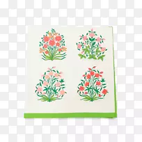 布餐巾吧帕拉迪奥斋浦尔纺织花卉设计-餐巾纸