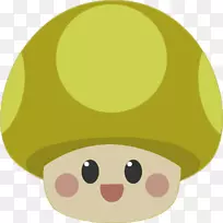 动画蘑菇剪贴画-蘑菇
