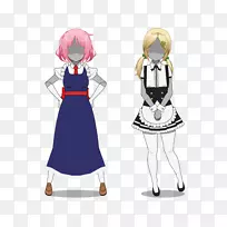 服装出口女佣艺术制服-女佣