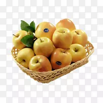 黄金美食苹果水果素食美食-美味