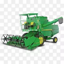 约翰迪尔印度Pvt Ltd.联合收割机拖拉机-麦田