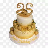 托特糖霜和糖霜生日蛋糕面包店-生日蛋糕
