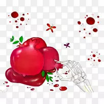 食物蔓越莓静物摄影.石榴