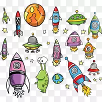 太空剪贴画.火箭