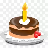 生日蛋糕电脑图标剪贴画生日蛋糕