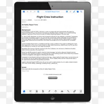 ipad 1电子飞行袋移动设备管理苹果-公告