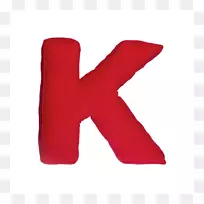 字母k红色w-aç；ai