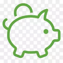 电脑图标小猪银行捐款-捐赠
