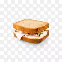 早餐三明治火腿奶酪三明治烤面包素食汉堡三明治