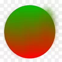 绿色剪贴画-红色圆圈