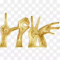 黄金剪贴画.黄铜