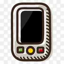 iphone电脑图标电话通话绘图-手机
