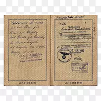 纸质材料字体-护照