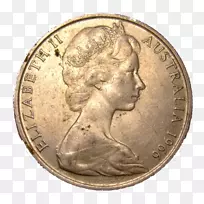 澳洲圆50美分硬币澳元硬币