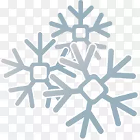 雪花动画剪贴画-雪花