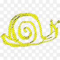 圆点符号区域图案-蜗牛