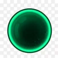 绿色绿松石圆珍珠