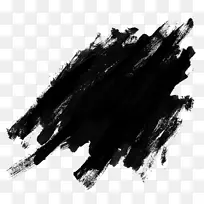 黑色油漆绘画-油漆喷溅