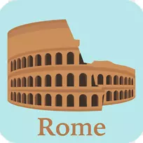 计算机图标竞技场纪念碑古罗马建筑-罗马