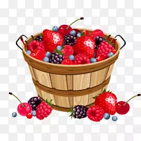 草莓篮夹艺术-浆果