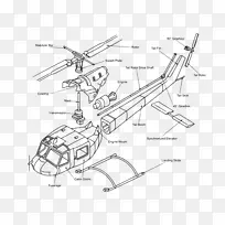 直升机旋翼固定翼飞机无线电控制直升机原理图